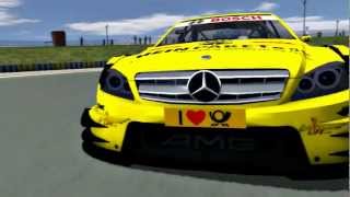 GR DTM Oschersleben 2013  Highlights rFactor HD [upl. by Amehr823]