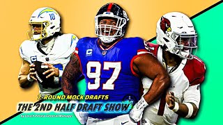 7Round 2024 NFL Mock Draft ARI LAC NYG  The 2nd Half Draft Show Ep 79 [upl. by Barth317]