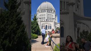 The Bahai House of Worship Wilmette IL bahaitemple shorts youtubeshorts [upl. by Alexina]