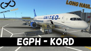 🔴Infinite Flight LIVE  LONG HAUL  Edinburgh to Chicago O Hare [upl. by Srednas720]