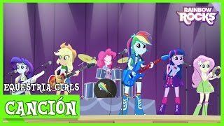 ¡A Bailar  MLP Equestria Girls  Rainbow Rocks Español Latino [upl. by Drolyag]