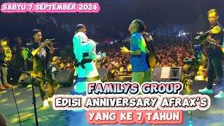 Keseruan FAMILYS GROUP DI Acara ANNIVERSARY AFRAXS Yang Ke 7 Tahun 🥳🎂 [upl. by Aicil80]