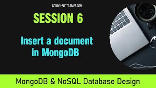 NoSQL and MongoDB Database Basics Session 6  Insert a document [upl. by Goebel139]