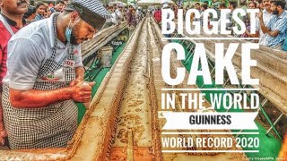 Biggest cake in the world Guinness records attempt [upl. by Hippel]