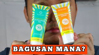 BAGUSAN MANA AZARINE Hydrasoothe Sunscreen Gel atau AZARINE Hydramax C Sunscreen Serum [upl. by Dambro]