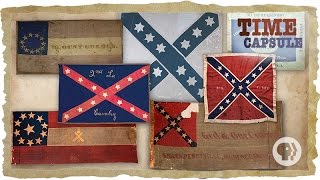 The Complicated History Of The Confederate Flag  Time Capsule [upl. by Enirahtac]