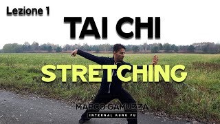 Tai Chi  Lezione 1 Stretching di base  Marco Gamuzza [upl. by Zerat616]