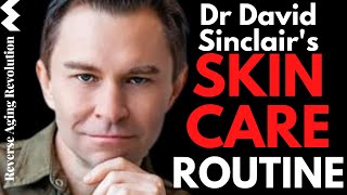 Dr David Sinclair’s SKIN CARE Routine – Retinol A Hyaluronic Acid  Dr David Sinclair Clips [upl. by Clift]