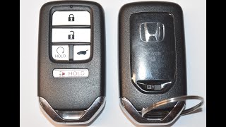 17  22 Honda CRV Key Fob Battery Replacement  EASY DIY [upl. by Eikcuhc]