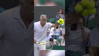 The Mansour Bahrami Trick Serve 🪄 [upl. by Nivek]