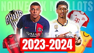 👕 ON NOTE LES NOUVEAUX MAILLOTS 20232024 DES CLUBS DE FOOTBALL  avec VinceUnitedFC [upl. by Melodie]