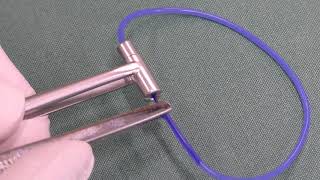 Comfort Drain Grasper with forceps demonstration [upl. by Dasie]