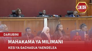 Mahakama ya Milimani I Kesi ya Gachagua yaendelea [upl. by Nelyaw620]