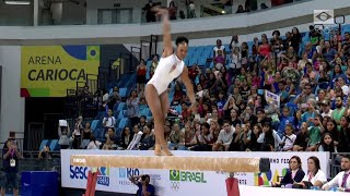 Rebeca Andrade 🇧🇷  13767 Beam  Trave  Brazilian Trophy 2024 [upl. by Einnek]