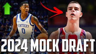 2024 NBA Mock Draft 20 A New Top Prospect Emerges [upl. by Sregor]