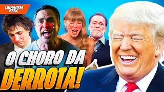 CELEBRIDADES CHORAM APÓS VITÓRIA DE TRUMP [upl. by Idna]