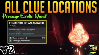 Destiny 2  Presage Secrets All 5 Triumph Clues amp Locations [upl. by Rikahs]