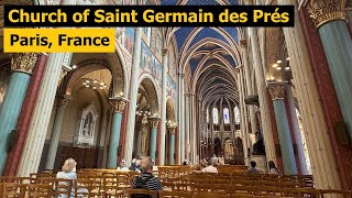 Church of Saint Germain des Prés Paris France 2024  Founded in 558  Must visit in Paris [upl. by Silma]