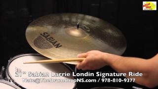 Sabian Larrie Londin Signature Ride 21  The Drum Shop North Shore [upl. by Yetnom]