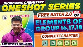 Class12th 7 P  Block One Shot Day 7  PYQs  By Abhishek Sir Chemistry asc HSC 2024 [upl. by Waki]