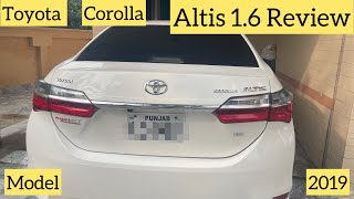 Toyota Corolla Altis 16 2019 model  Review  features  specs [upl. by Jezabella]