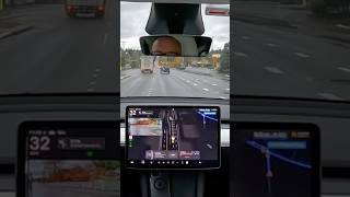 Teslas poor navigation system muy pobre la navegacion selfdrivingcars teslacars teslamodely [upl. by Thorny]