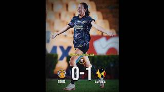 Tigres vs AMERICA FEMENIL clubamerica lamonumental16 futbol ligamx americafemenil [upl. by Torosian]