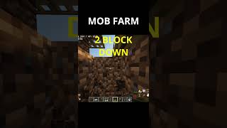 Minecraft Mob Farm minecraft viralshort tiktok [upl. by Janeta]