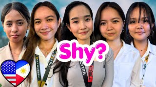 Are Filipinas REALLY SHY [upl. by Ocsecnarf]