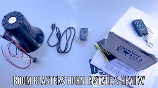 Boom Blasters Horn Install amp Review [upl. by Haneehs]