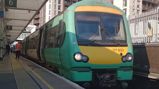 171803  171809 Leaves East Croydon 21092024 [upl. by Narrat534]