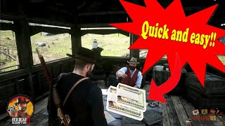 How to Get Extra Money Reward ● EASY amp QUICK TASK  Red Dead Redemption 2 reddeadredemption rdr2 [upl. by Garvin794]