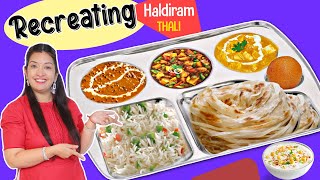 Recreating Haldirams Thali  CookWithNisha [upl. by Dustie847]