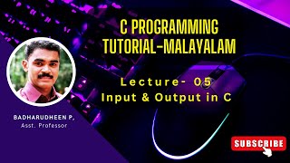 05  Input and Output Functions in C [upl. by Anhavas648]