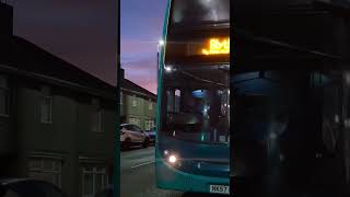 Arriva Northumbria 7503 NK57DXZ ADL E400 Trident 2 X7 Blyth [upl. by Nadnarb967]