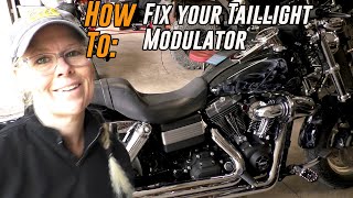 GS100A Taillight Modulator NoFlash Fix for LED Harley Davidson [upl. by Aiksas]