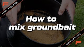 How to mix groundbait  Fishing Basics  Learn to Fish [upl. by Bertold]