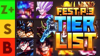 END OF THE YEAR EDITION MY FULL UNIT TIER LIST IN DRAGON BALL LEGENDS LEGENDS FESTIVAL 23 [upl. by Diva]