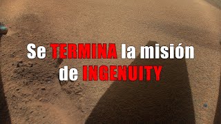 Se TERMINA la ESPECTACULAR misión de INGENUITY  astronomia ciencia [upl. by Noskcaj]