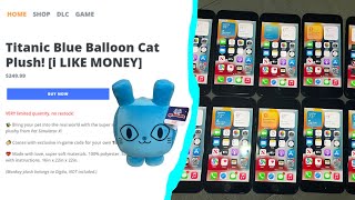 did i BUY the TITANIC Blue Balloon Cat in Pet Simulator X Hmmm petsimx roblox [upl. by Nosreg]