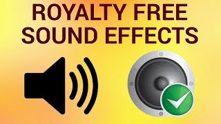 How to Find Royalty Free Sound Effects [upl. by Aronle]