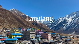 Langtang trek highlights✨ [upl. by Ylrebmic]