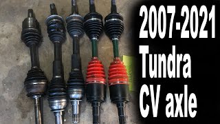 What is the best CV axle replacement for your lifted 0721 Toyota Tundra  I got some CVJ axles [upl. by Persse951]