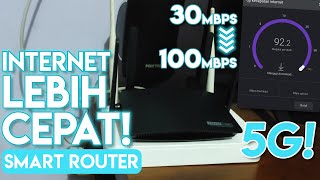 SPEED 30MBps Menjadi 100MBps  Upgrade Modem WIFI Indihome Menjadi 5G  Review Totolink A720R AC1200 [upl. by Annal]