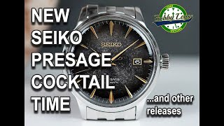 NEW Seiko Presage Cocktail Time RELEASE ANNOUNCEMENT  Hamilton TAG Heuer releases [upl. by Recha]