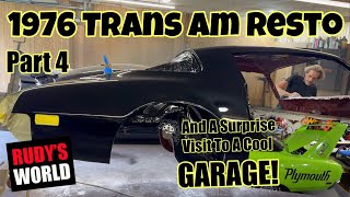 Restoring My 1976 Pontiac Trans Am 455 4Speed VIDEO  4 Paint • Red Oxide Primer • Overspray [upl. by Maire]