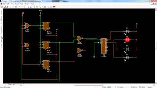 Circuito secuencial con biestables JK [upl. by Aiekahs]