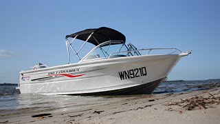 Quintrex Fishabout 490 Review with 75HP Etec [upl. by Andromeda]