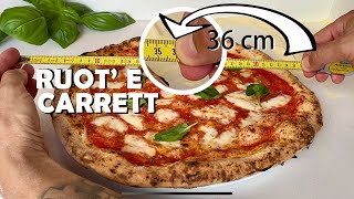 Pizza napoletana verace e ruota di carretto nel forno QQ16 [upl. by Mcdermott]