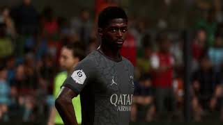 Gameplay FC 24  Stade de Reims  Paris SaintGermain  Ligue 1  20242025 [upl. by Ynagoham]